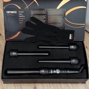 Amika: 4P Interchangeable Barrel Curler
